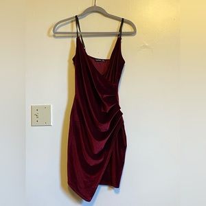 Boho Velvet Homecoming Dress